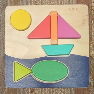 Lovevery Wooden Sailboat Puzzle for Kids